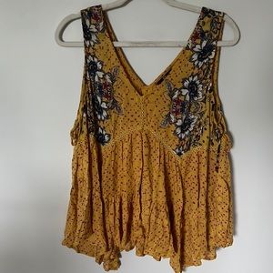 Patterned Flowy Tank